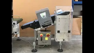 Metal detector with incline conveyor - Pen-Tec