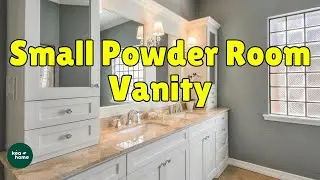 Compact Powder Room Vanity Ideas Stylish And Functional Contemporary Powder Room Design