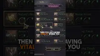 Throne and Liberty Bow Longbow Skill Specialization Showcase Nature Blessing