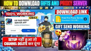 Free Fire Vip Proxy Server Download ( 100% Working )🥳💥Download Vip Proxy Server in 1 Minute FF Proxy