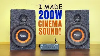 I Built the Ultimate 200W Dolby Passive Speaker Box at Home | Powerful Movie Theater Sound Quality 🔥