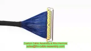 Custom Coaxial Cable 30 pin to micro usb cable for robotics IATF 16949 micro coax Mexico distributor