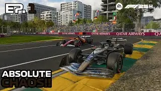 WEATHER AND SAFETY CAR CHAOS TO START OUR CAREER |SEASON 1 ROUND 1 | F1 25 MYTEAM