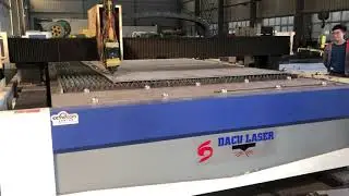 12kw fiber laser cutting machine 16mm carbon steel cutting