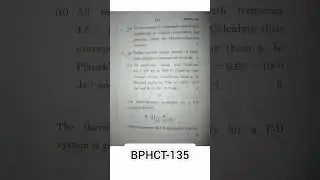 BPHCT-135 thermal physics and statistical mechanics #ignou #previousyearquestions #dec2023 #study