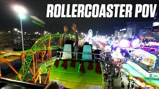 ROLLERCOASTER POV🎢 | RODEOHOUSTON Carnival Rides