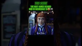 Agnes Scared Wednesday when she appeared 😂☠️ part 2 |Wednesday Season 2,ep6 #wednesday #edit #short