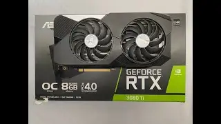 Видеокарта ASUS Dual GeForce RTX 3060 Ti V2 OC Edition 8GB GDDR6 БУ