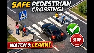 🚦 Driver Mistakes at Zebra Crossings ❌ | How to Stay Safe & Avoid Accidents 🛑