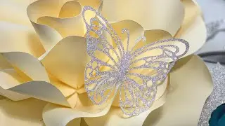 Butterfly Paper Crafts Using Silhouette Cameo Mat Peeling Off Butterflies