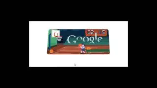 Doodle Google Basketball game interactive