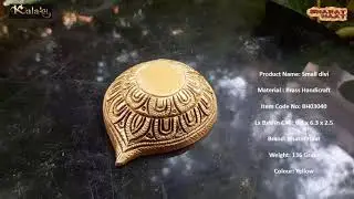 Kalarambh by Bharat Haat Oil lamp Divi Brass Collectible Handicraft Art