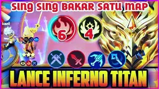 LANCELOT TITAN INFERNO B3 MODE BAKAR BAKAR❗SATU MAP TERBAKAR HABIS❗MAGIC CHESS GO GO 2025