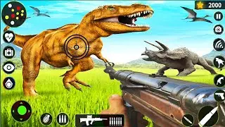 Wild Dinosaur Hunting Games 3D &ndash; Dinosaur game &ndash; Android Gameplay