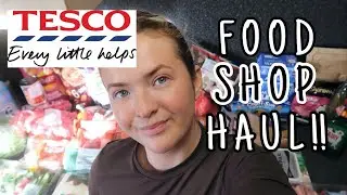 TESCO FOOD SHOP HAUL | DINNER IDEAS | MEAL PLAN | HARRIET MILLS