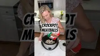 CROCKPOT MEATBALLS #crockpotmeals #recipe #crockpotrecipes #easyrecipe