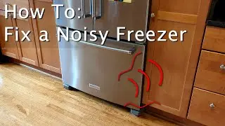 How to Fix a Noisy Buzzing Freezer - YT w/o Dislikes