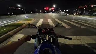 NEW RIDER LEARNS HOW TO REV MATCH - NINJA 650r
