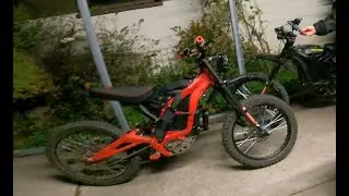 Sur Ron and Kuberg - Night Ride on dirt paths, single track, hill climbs, nice views!