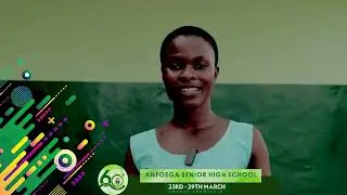 Students of Anfoega Senior High School inviting  the General Public to their 60th Anniversary.