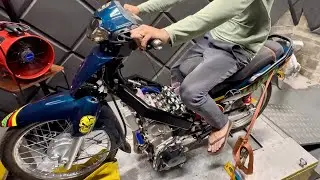 Dyno engine, wave 4 Cylinder 400cc, and future neo engine 300cc in the future