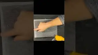 Repair Window Screen w Glue Gun - 3 Minutes - Cheapest, Easiest Way #diy #gluegun #screen #window