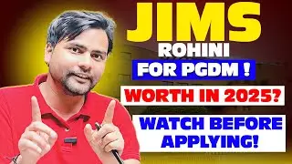 JIMS Rohini Delhi Worth It In 2025 ? For PGDM | Must watch before Applying ✅