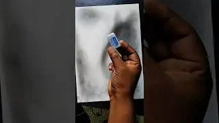 Lord Ganesha Drawing | How To Draw Lord Ganesha  | Charcoal powder | #drawing #shorts #lordganesha