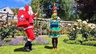 Tinsel And Twirls - Christmas Hula Hoop Dance By Joy Donaldson ft. Santa