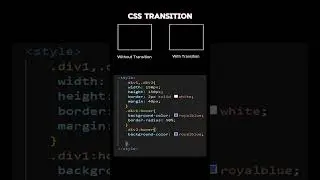 How CSS Transition Works.. 