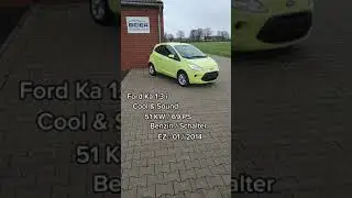 Ford Ka 1,3 i Cool & Sound Edition Alu Allwetter SHZ