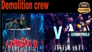 demolition cerw India got talent vs dance Plus v unbeatable group #tranding #viralvideo