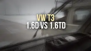 Dragrace: VW T3 T25 1.6TD (0,2bar boost) vs. 1.6D