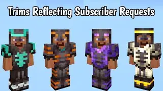 Turning a Subscriber&rsquo;s Idea into Epic Minecraft Armor Trims 🔥
