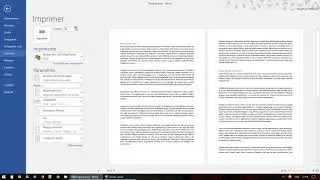 Word 2016 &ndash; Fonctions Annexes &ndash; Imprimer un document