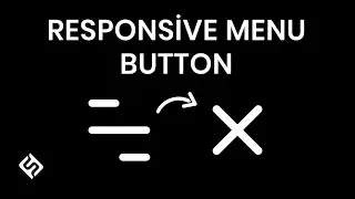 Responsive Menu Button Nasıl Yapılır? | Hamburger Menu Button - HTML & CSS & JAVASCRİPT - Web Design