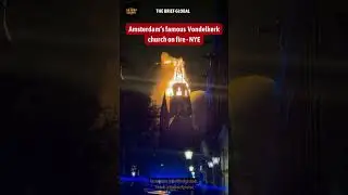 When a 200-year-old church catches fire #tragedy #amsterdam #historic