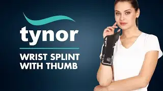 Tynor Wrist Splint with Thumb (E44) for immobilization of wrist and thumb
