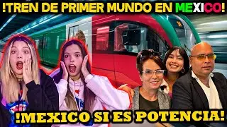 FAMILIA CUBANA ALUCINA con el TREN del PRIMER MUNDO en México - CUBANAS REACCIONAN