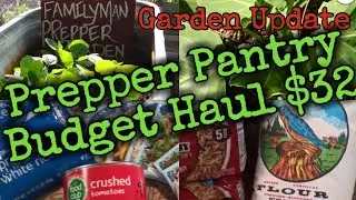 Prepper Pantry Budget Haul/Inflation & Shortages soaring/Garden Update/Stock Food & Water NOW!