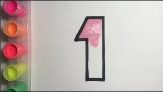 Learn numbers Coloring and Drawing for Kids/ Toddlers - YuppieYup
