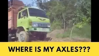 wrong way to pull a truck