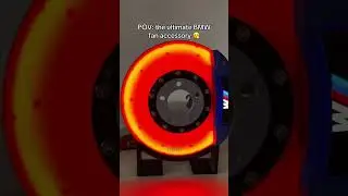 Transform Your Room with BMW Brake Disc LED Lamp ✨ #RoomAesthetic  #GiftForHim