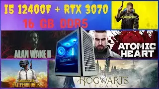 Сборка ПК до 1000$. i5-12400f + RTX 3070 + 16GB DDR5. FPS тесты на ультра графике в 5 играх.