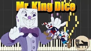 Cuphead - Mr. King Dice Theme Song - Kris Maddigan [Piano Tutorial] (Synthesia) HD Cover