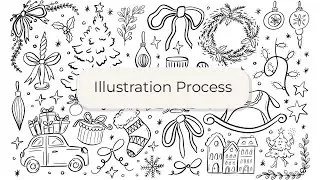 Relaxing Illustration Process | Adobe Fresco | Vector Drawing