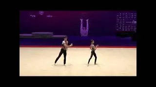 Acrobatic Gymnastics World Championship 2021 - POR Filipa Panoias e Gon&ccedil;alo Sampaio DYN