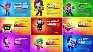ВСЕ РАЗБЛОКИРОВКИ БРАВЛЕРОВ В БРАВЛ СТАРС | Brawl Stars ( All Unlocks Brawlers )