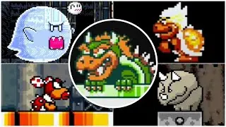 Super Mario World - All Bosses & Ending (No Damage)