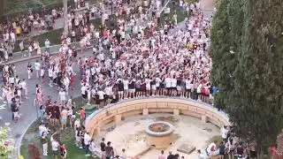 La afici&oacute;n del Albacete Balompi&eacute; celebra el ascenso a segunda divisi&oacute;n